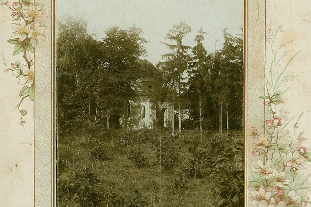 Gotický pavilon kolem roku 1900.